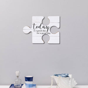 Good Day Puzzle Wall Sign - Nikky Home