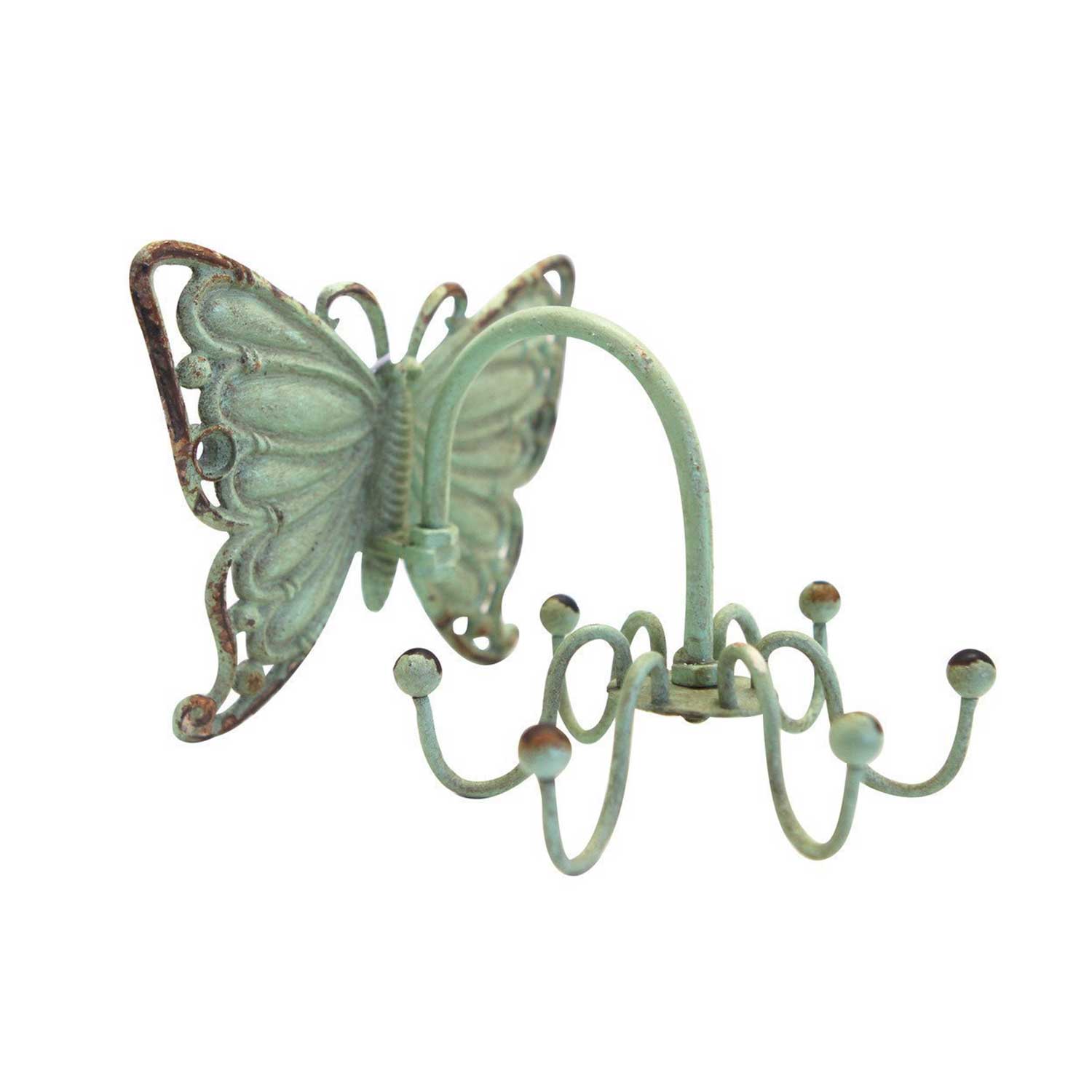 Shabby Chic Pewter Butterfly Wall Hook - Nikky Home