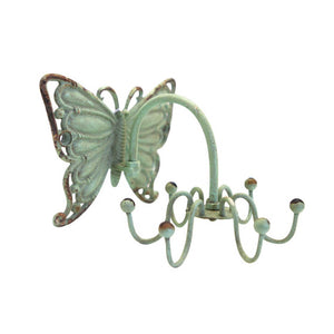 Shabby Chic Pewter Butterfly Wall Hook - Nikky Home