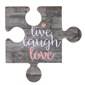 Romantic Puzzle Wall Sign - Nikky Home