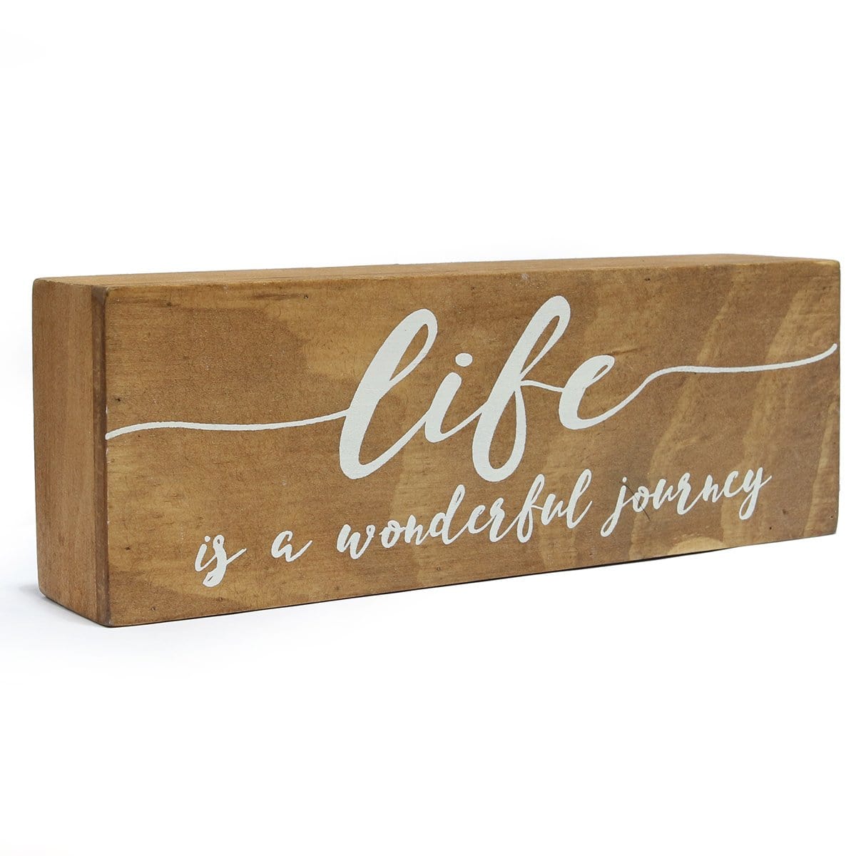 life is a wonderful journey Wooden Box Sign - Nikky Home