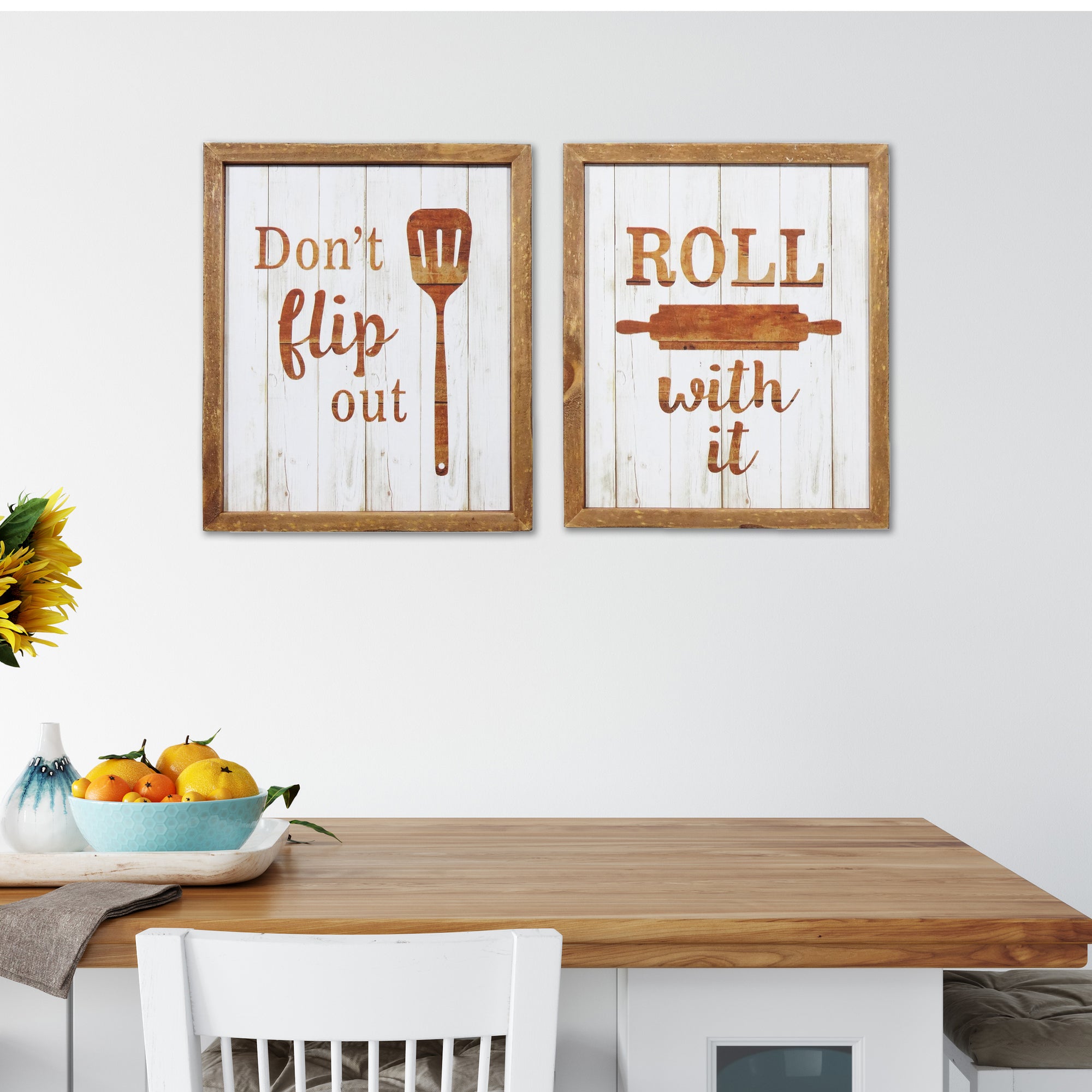 Spatula and Rolling Pin Wall Sign - Nikky Home