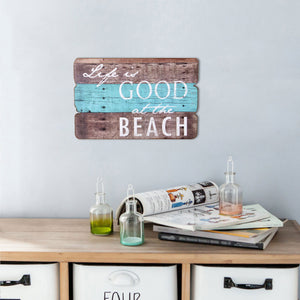 Repurposed Wooden Wall Sign Decor - Nikky Home