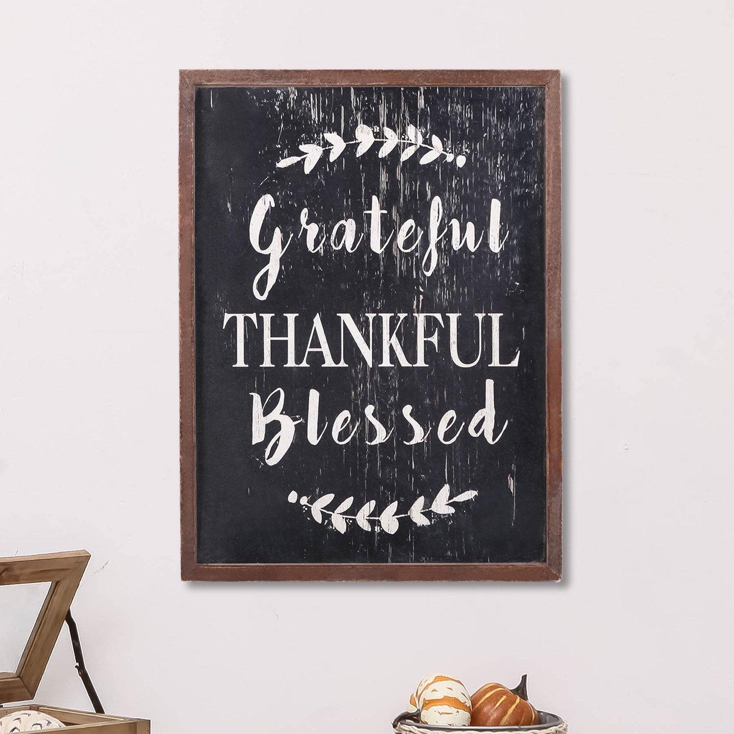 Blessed Rustic Wall Sign - Nikky Home