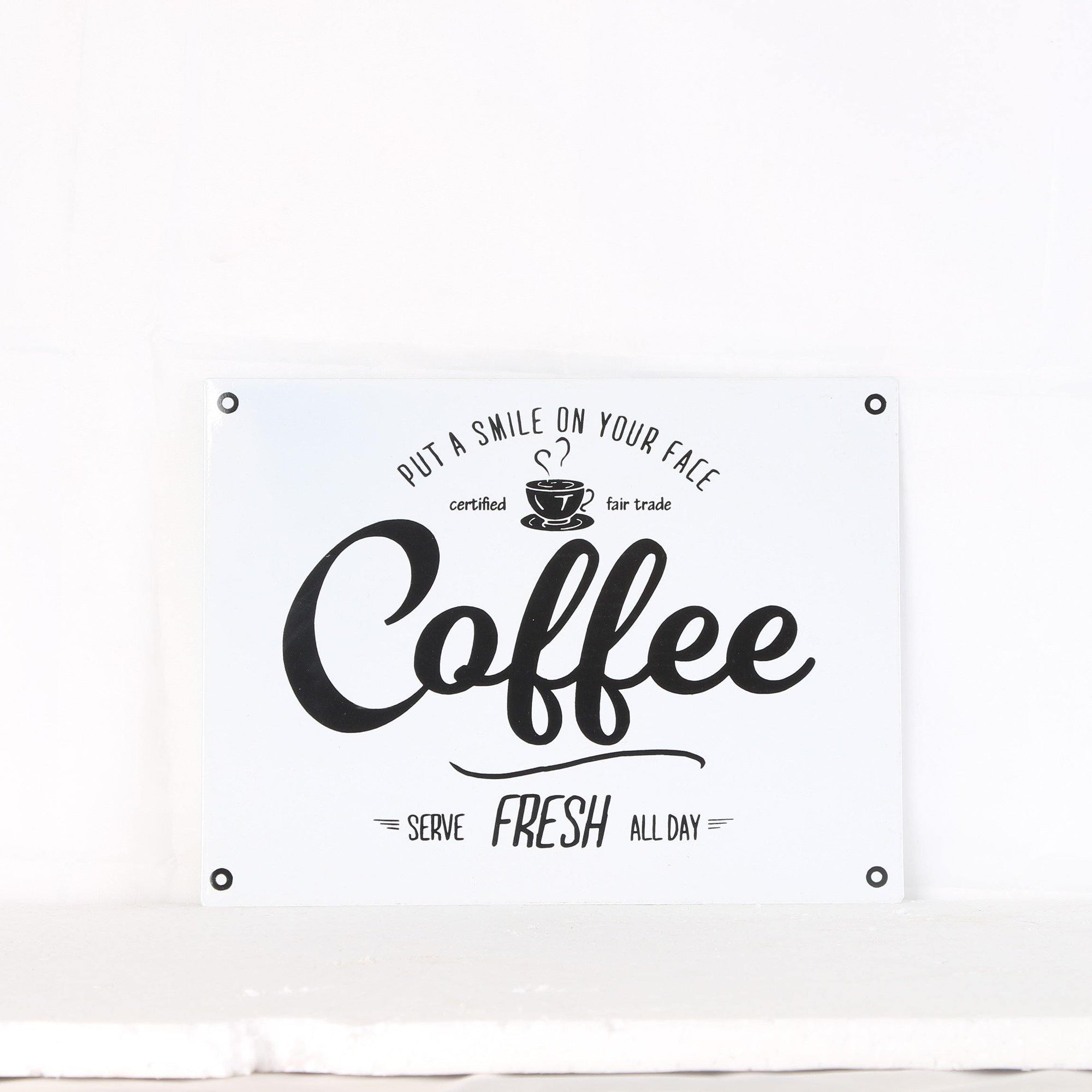 Daily Coffee Wall Sign - Nikky Home