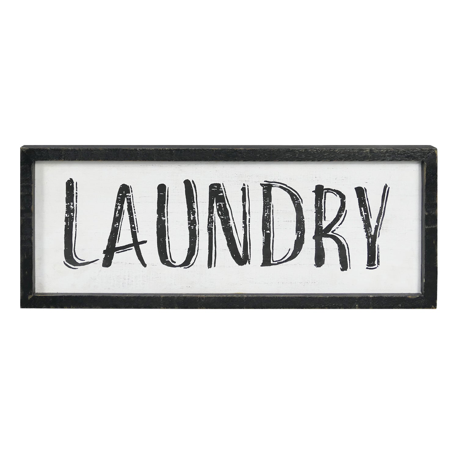 Laundry Wall Sign with Cute Calligraphy - Nikky Home