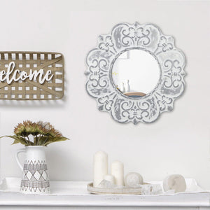 Floral Shaped Mirror - Nikky Home