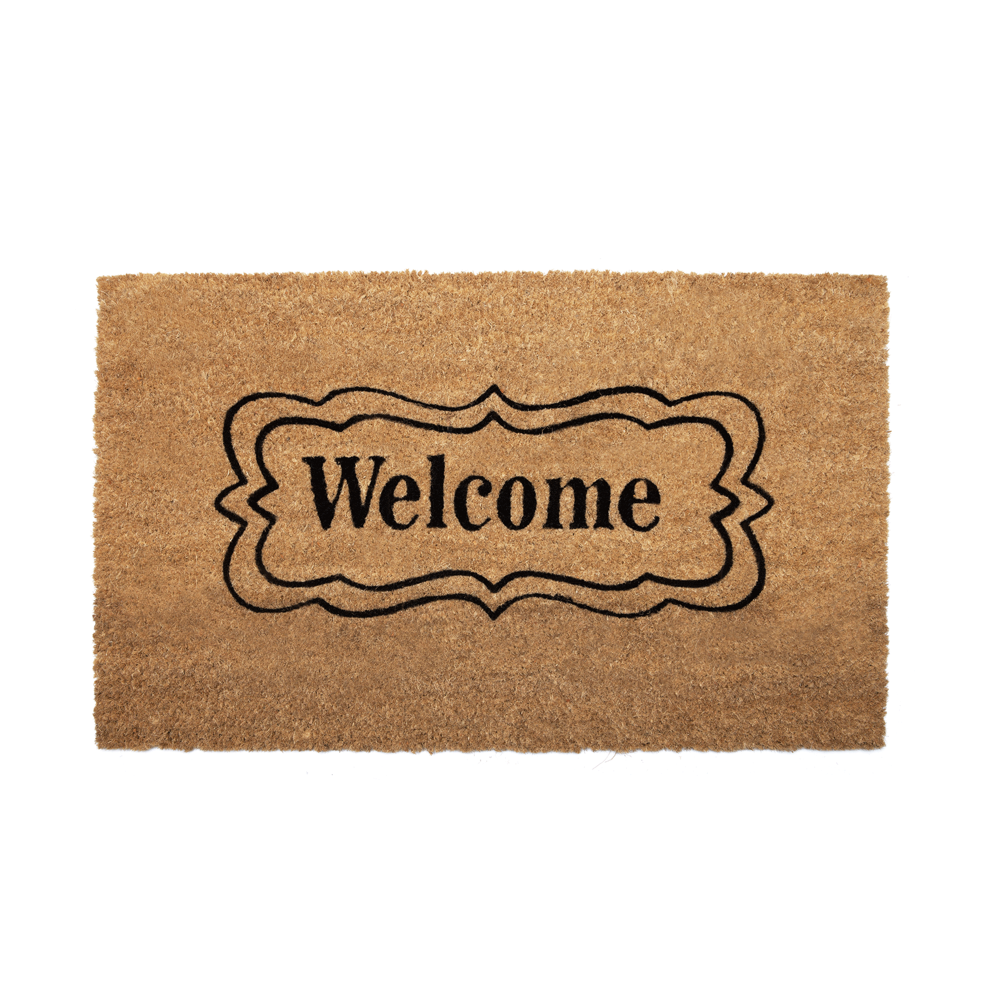 Welcome Doormat With Vector Frame - Nikky Home