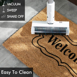 Welcome Doormat With Vector Frame - Nikky Home