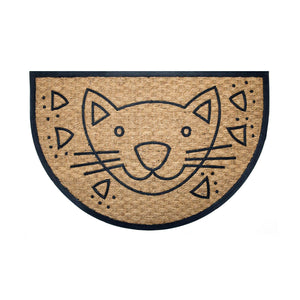 Cat Lover's Semi-circle doormat - Nikky Home