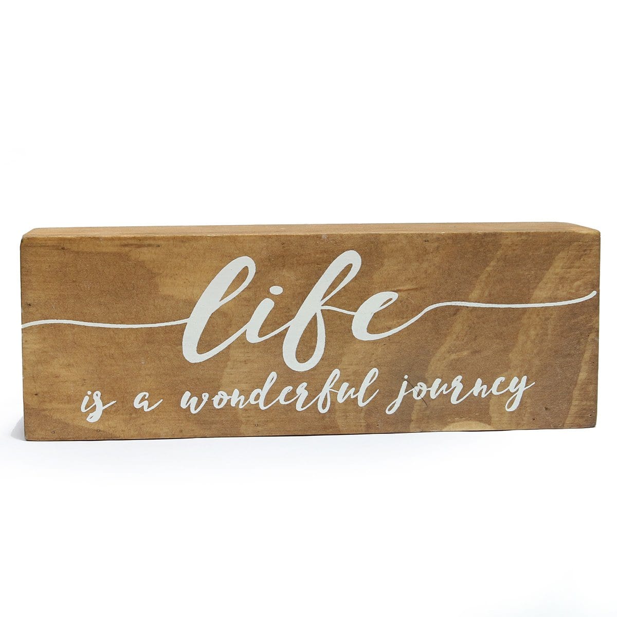 life is a wonderful journey Wooden Box Sign - Nikky Home