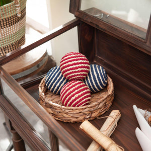 Decorative Balls in Red and Blue - Nikky Home