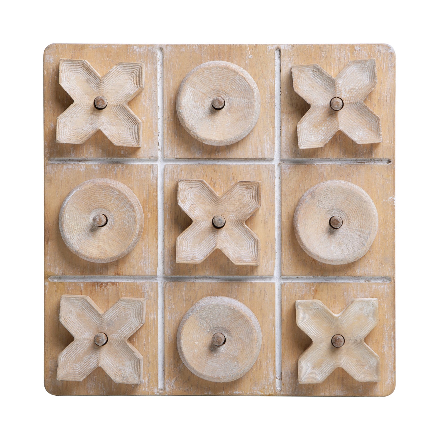 Wooden Board Game Tic Tac Toe - Nikky Home