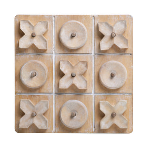 Wooden Board Game Tic Tac Toe - Nikky Home