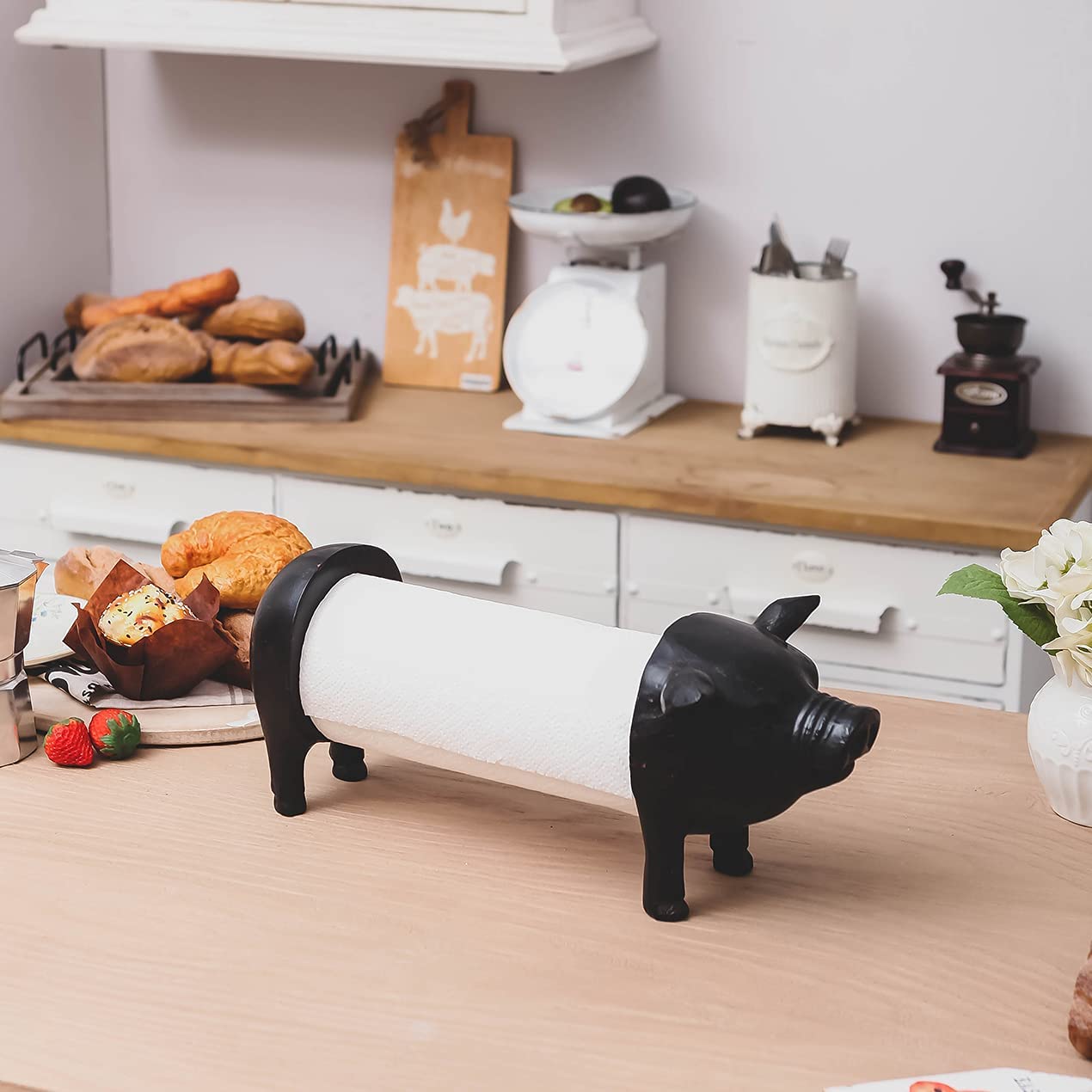 Pig Paper Towel Holder - Nikky Home