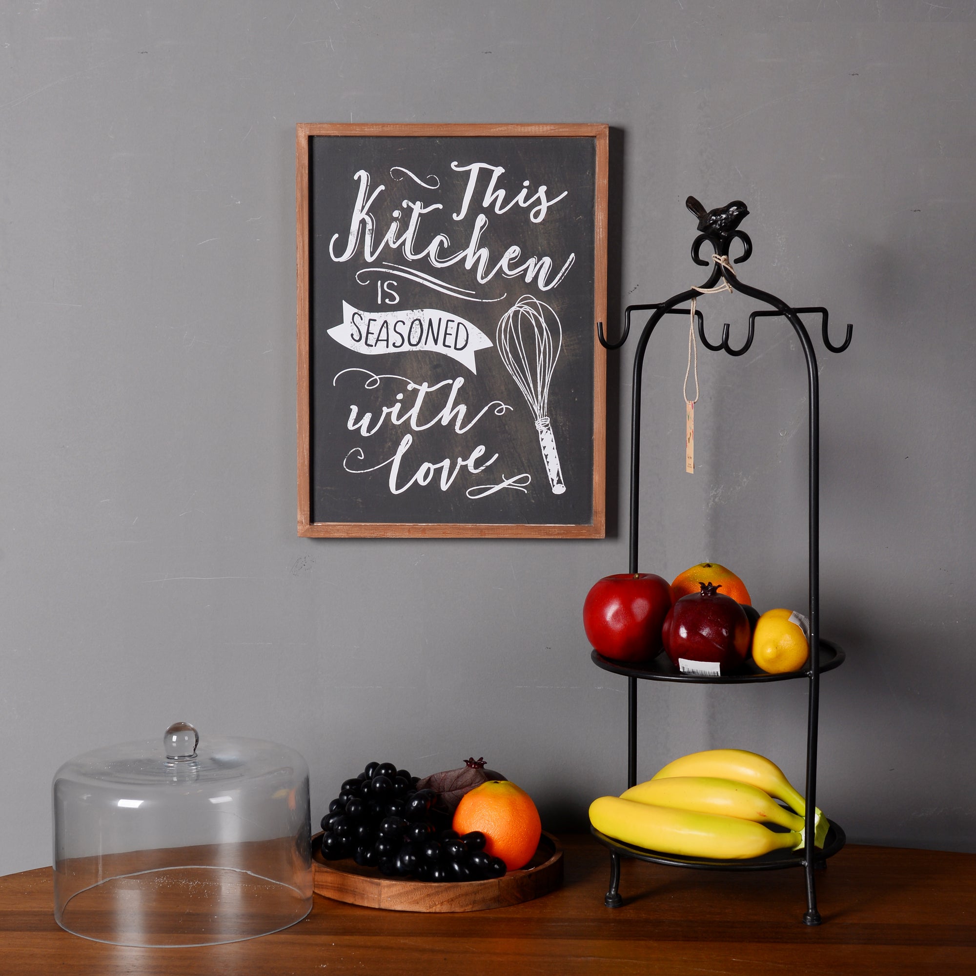 Love Seasoned Kitchen Wall Sign - Nikky Home