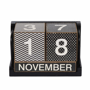 Wooden Blocks Desk Calendar - Nikky Home