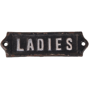 Ladies Restroom Sign - Nikky Home