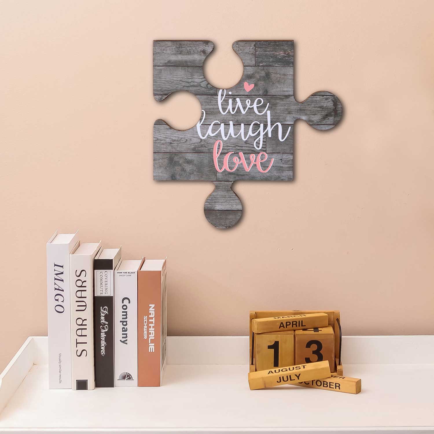 Romantic Puzzle Wall Sign - Nikky Home