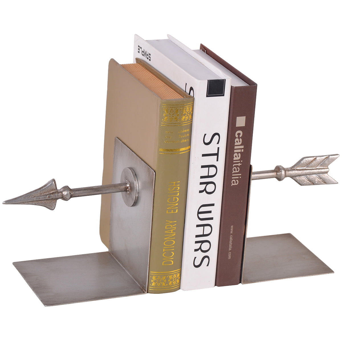 Metal Arrow Bookends - Nikky Home