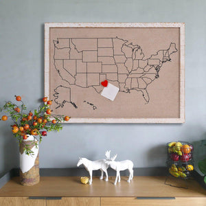 American Map Wall Art - Nikky Home