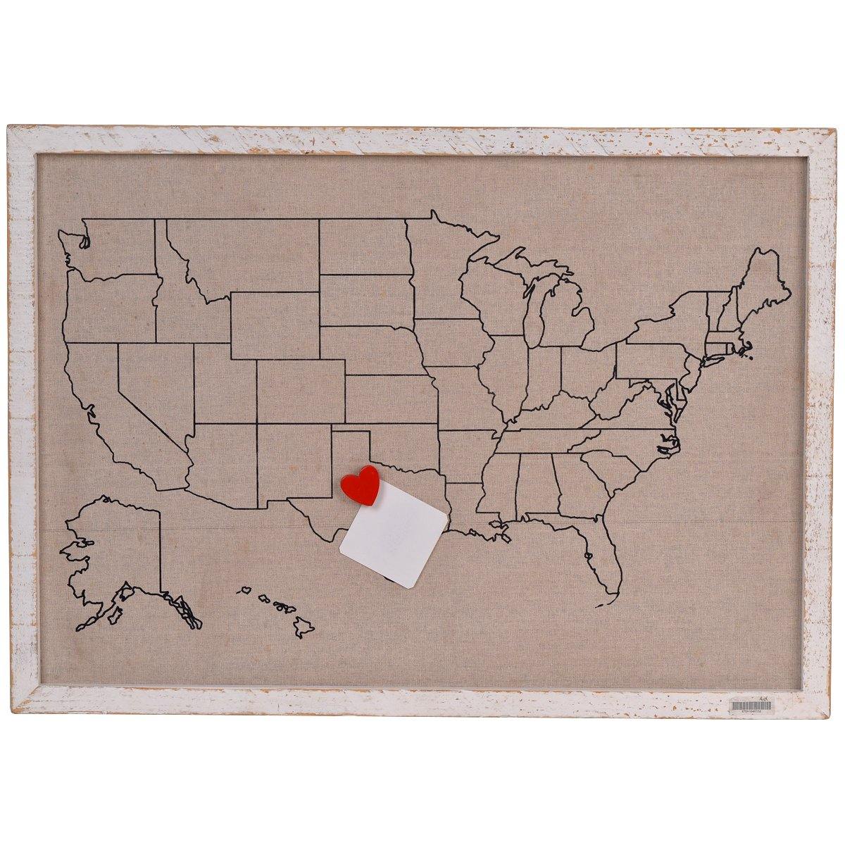 American Map Wall Art - Nikky Home