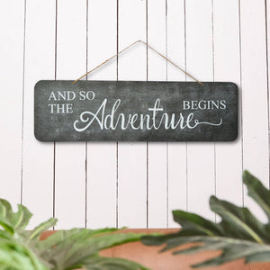 Adventure Inspired Wall Sign - Nikky Home