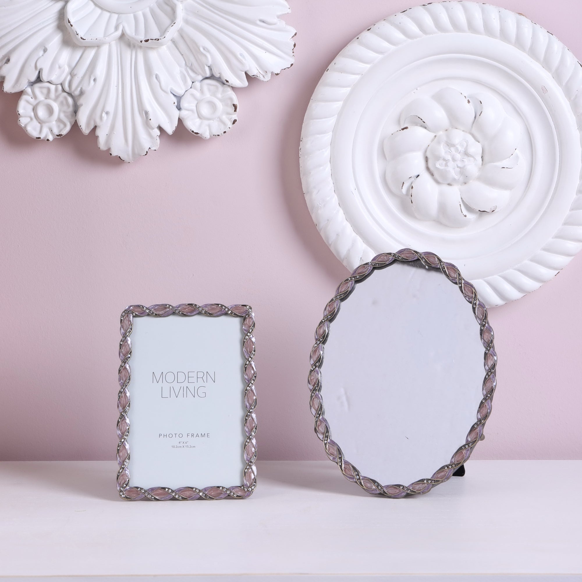 Vintage Jeweled Picture Frame - Nikky Home