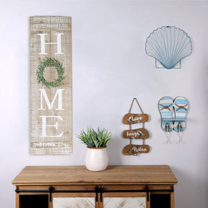 Home Warming Wood Wall Sign - Nikky Home