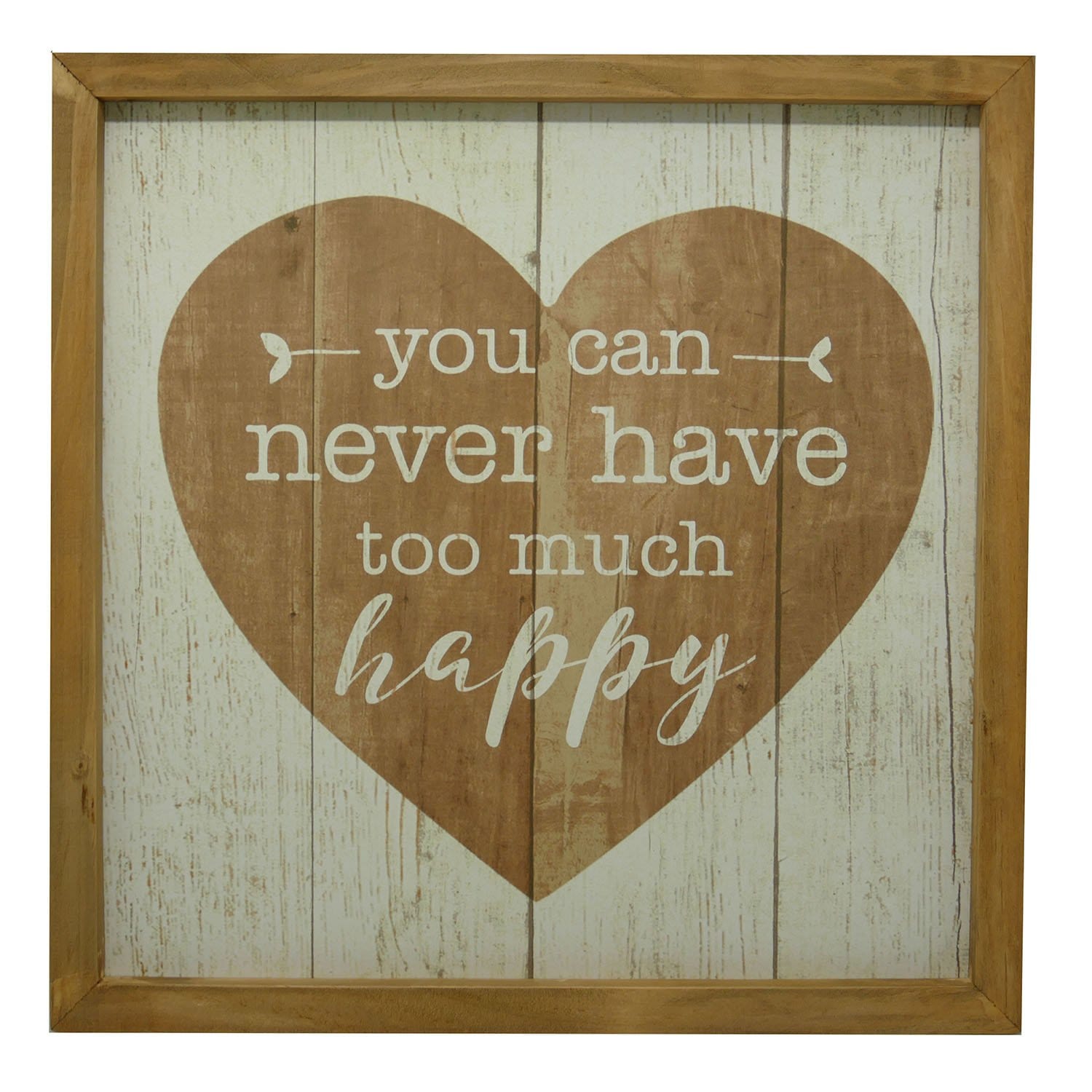 Inspirational Heart Wall Sign - Nikky Home