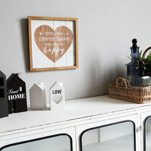 Inspirational Heart Wall Sign - Nikky Home